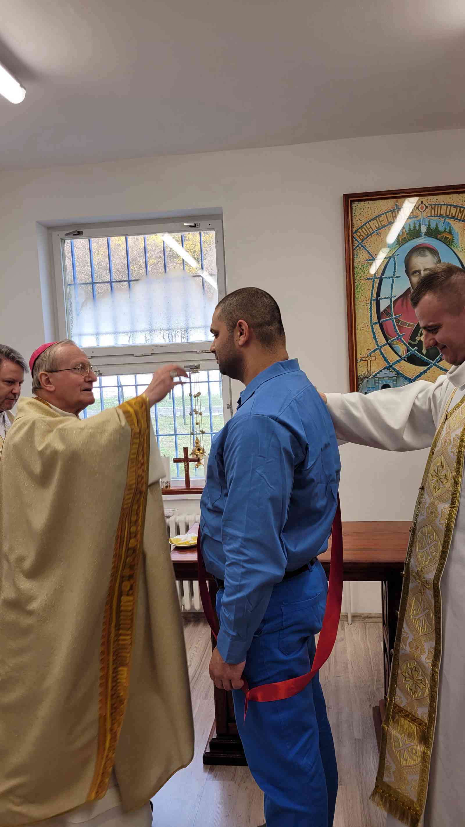 Fotografia článku Biskup František Rábek navštívil ÚVTOS Banská Bystrica – Kráľová