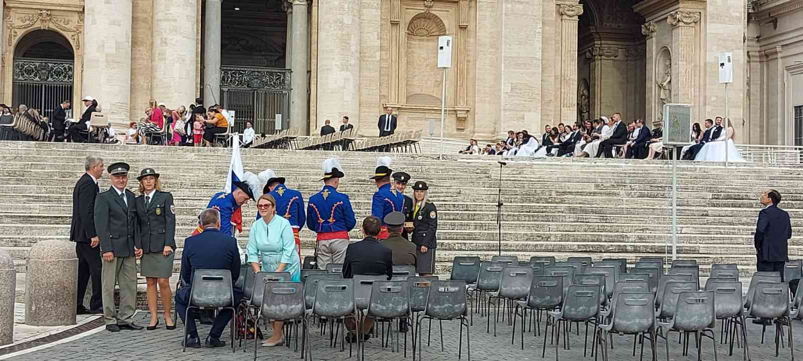 Fotografia článku Púť príslušníkov ZVJS do Ríma priniesla nezabudnuteľné stretnutie s pápežom Františkom
