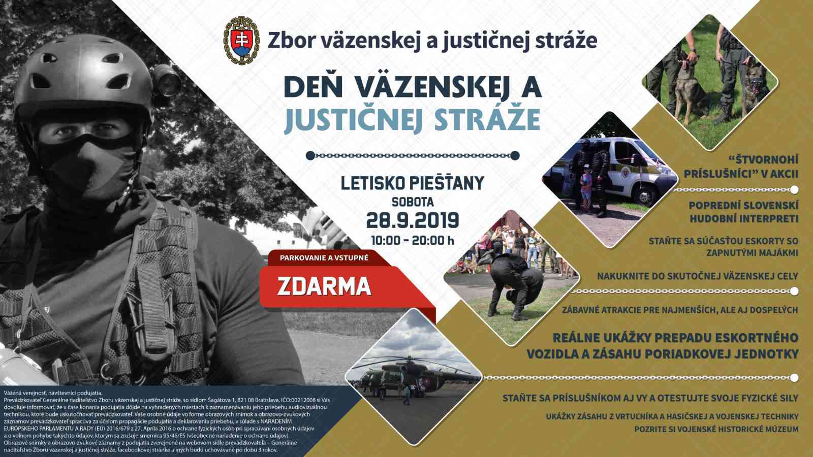 Fotografia článku Pozývame vás na prvý ročník Dňa väzenskej a justičnej stráže