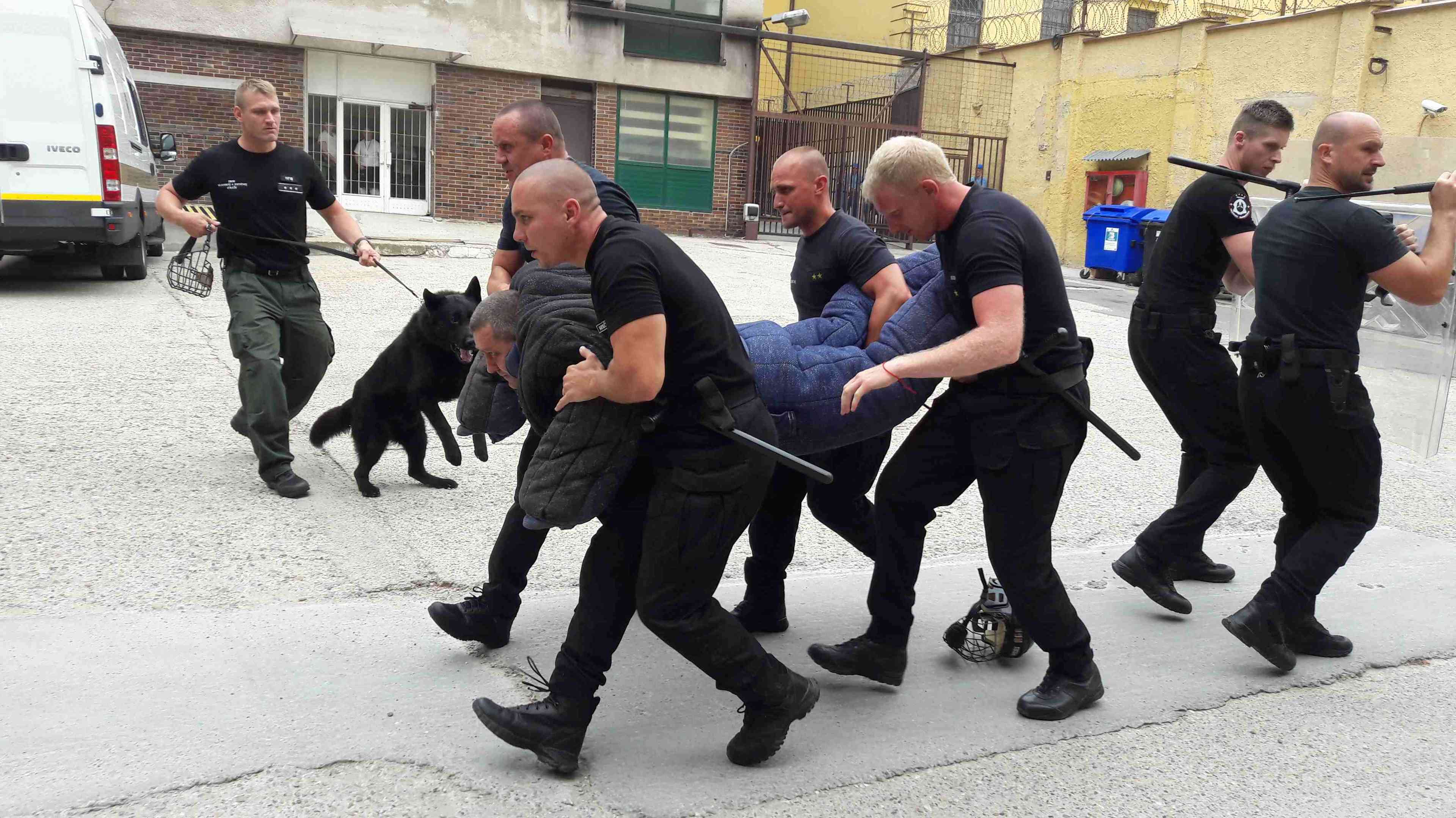 Fotografia článku Výcvik poriadkovej jednotky spádových oblastí