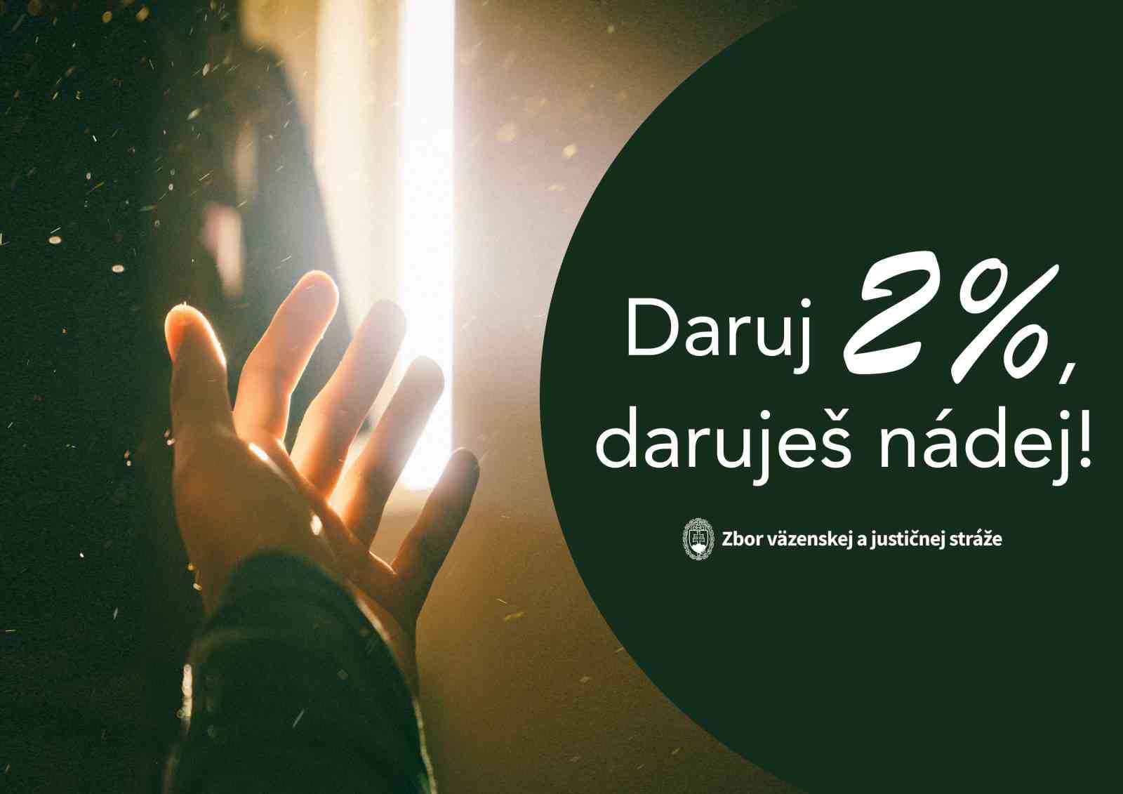 Fotografia článku Daruj 2%, daruješ nádej
