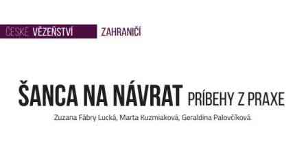 Fotografia článku O národnom projekte Šanca na návrat v časopise České vězeňství