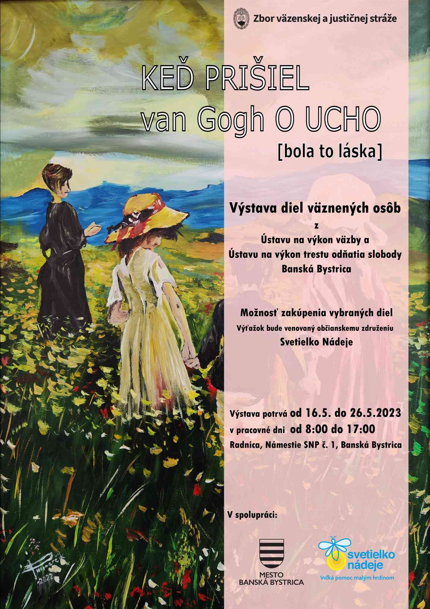 Fotografia článku Keď van Gogh prišiel o ucho: Výstava diel väznených osôb pomôže detským onkologickým pacientom