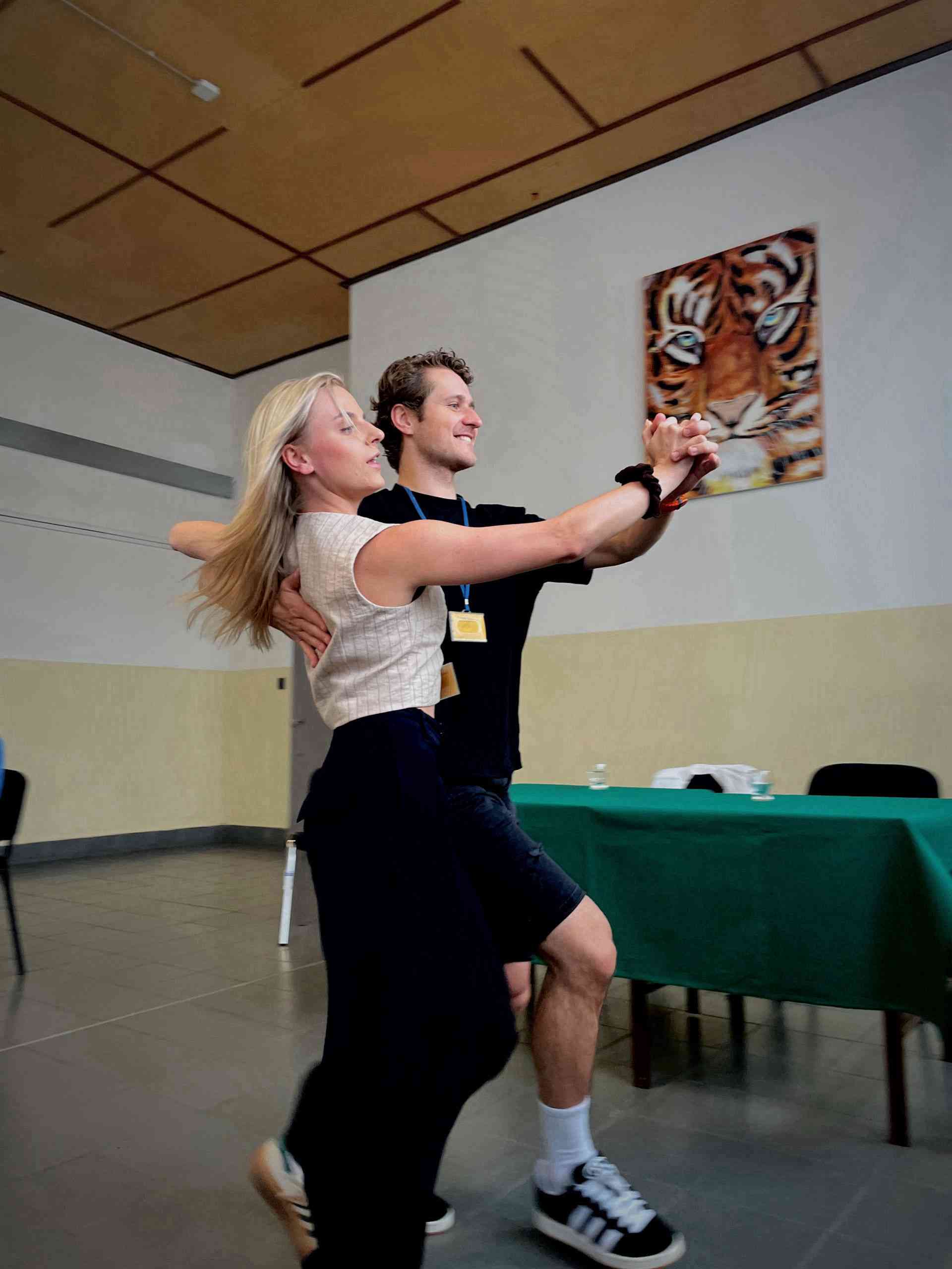 Fotografia článku Tanečný parket za múrmi ústavu: Natália Horváthová a Marek Rozkoš v ÚVTOS Želiezovce